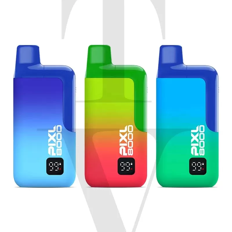 PIXL 8000 PRE-FILLED POD VAPE KIT 5 X MULTIPACK