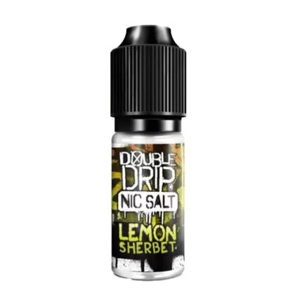 Double Drip Lemon Sherbet Nic Salt Vape Juice - 10 Pack - Strength