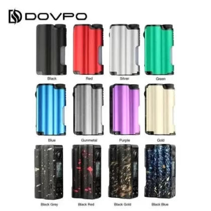 Dovpo Topside Squonk Mod - Colour#Blue>Silver>Purple