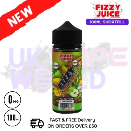 Apple Cocktail Fizzy Juice 100ml E-Liquid – £7.89
