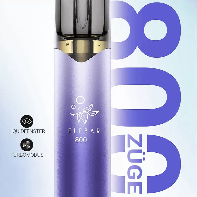 Elf Bar 800 – Blackberry Ice - Elf Bar / ca. 800 / 550 mAh / 20mg/ml - Image 2