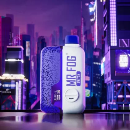 Mr Fog Switch Nicotine Free 15K Cherry Blueberry Ice Disposable Vape