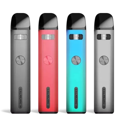 Uwell Caliburn G2 Pod System - Carbon Black, Cobalt Green