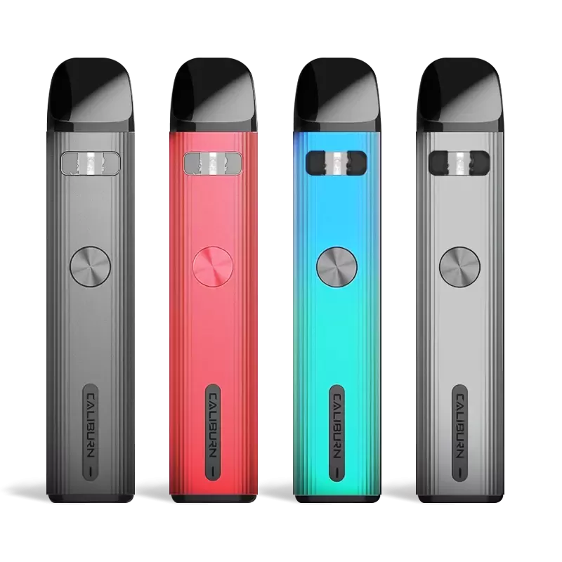 Uwell Caliburn G2 Pod System - Carbon Black, Cobalt Green