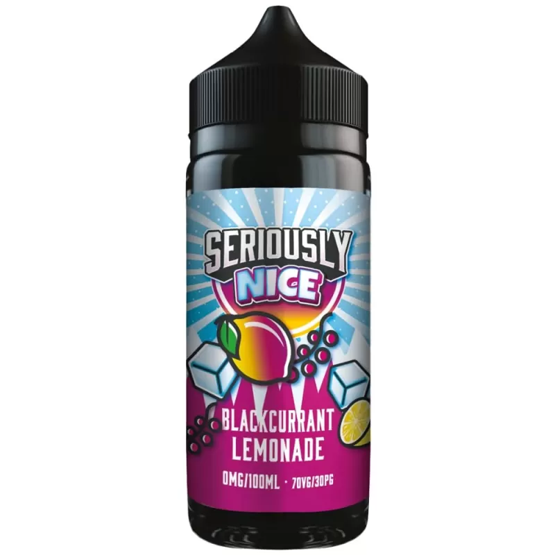 Blackcurrant Lemonade Shortfill E-Liquid Seriously Nice Series by Doozy Vape Co (100ml) - 0mg