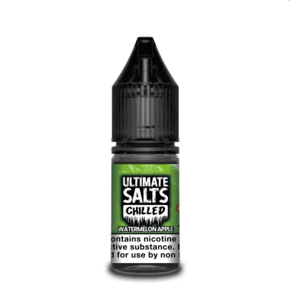 Ultimate Salts – Chilled: Watermelon Apple – 10ml - B. 10mg, D. 20mg; 10ml - TPD Compliant