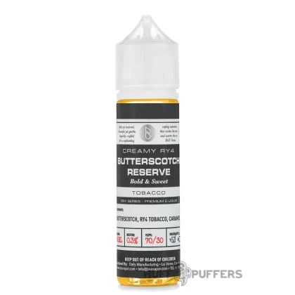 BSX Series – Butterscotch Reserve 60mL - Nicotine Strength#0mg>3mg>6mg