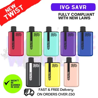 IVG Savr 3K Puff Prefilled Pod Kit – £4.99