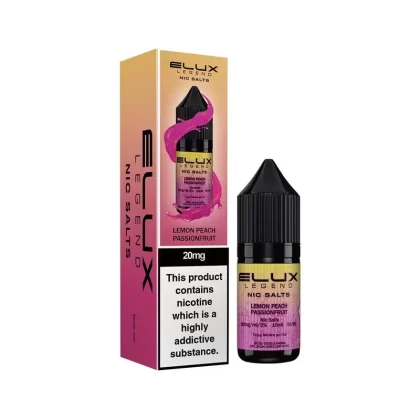 Lemon Peach Passionfruit Nic Salt E-Liquid by Elux Legend - Strength#10mg>20mg