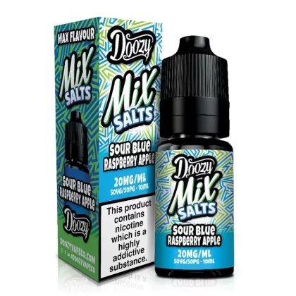 Sour Blue Raspberry Apple By Doozy Mix Salts 10ml - Nicotine Strength#20mg (Salt)>5mg (Salt)>10mg (Salt) (D2D013)