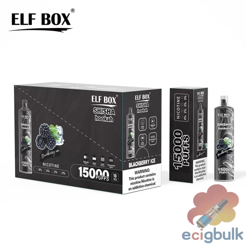 Elfbox LS 15000 Disposable Vape β 15K Puffs, Mesh Coil, 12 Flavors - Image 2