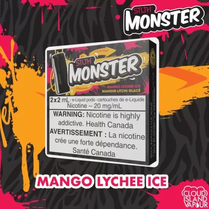STLTH Monster Pod Pack – Mango Lychee Ice