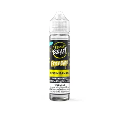 Flavour Beast E-Liquid Freebase – Bussin Banana Iced - Eliquidsupply