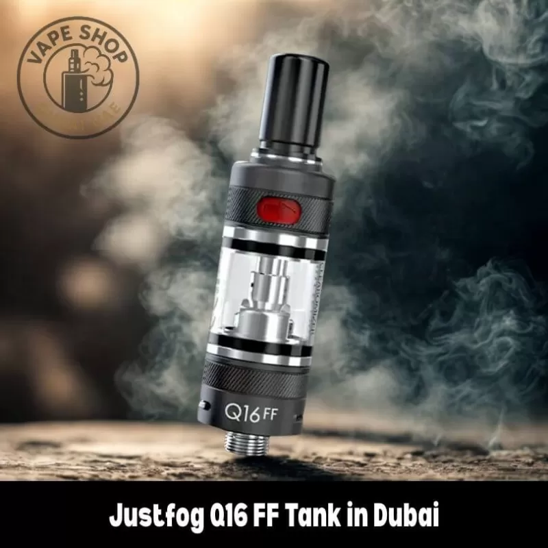Justfog Q16 FF Tank in Dubai - Black (0AE562)