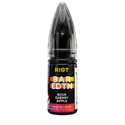 Sour Cherry Apple BAR EDTN Riot Squad Nic Salt E-Liquid - 5mg