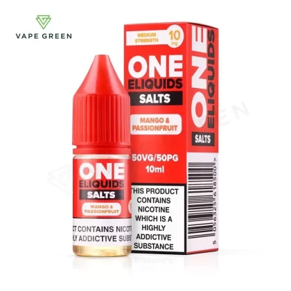 Mango & Passionfruit Nic Salt E-Liquid by One E-Liquids