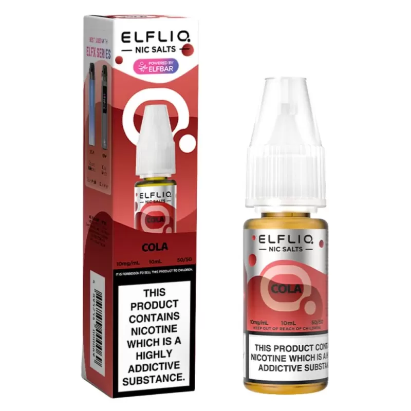 Cola Nic Salt E-Liquid by Elf Bar Elfliq (10ml) - 5mg