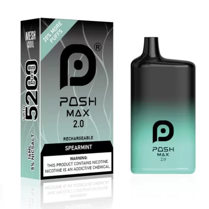 POSH MAX 2.0 – Spearmint 5200 Puffs