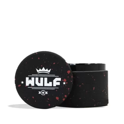Yocan Wulf Mods 4pc 65mm Spatter Grinder - Color#Black-Red>Black-Green>Black-White>Purple-Black>Pink-Black>Teal-Black>White-Black>White-Red (2A224E)