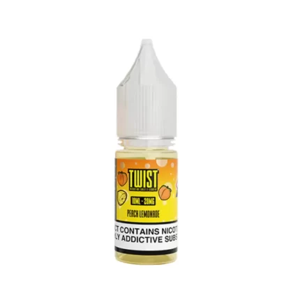Twist Peach Lemonade Saltnic vape Juice - 10 Pack - Strength 10mg
