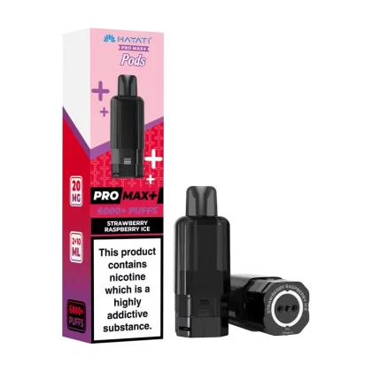 Strawberry Raspberry Ice Hayati Pro Max+ Refill Pack - 5mg - Vape Product (BBC4CA)