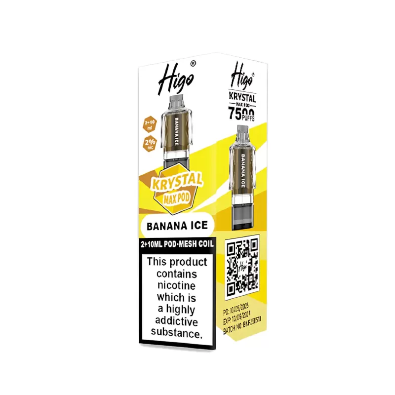 Higo Krystal Max 7500 Prefilled Pods - Lemon & Lime - Image 2