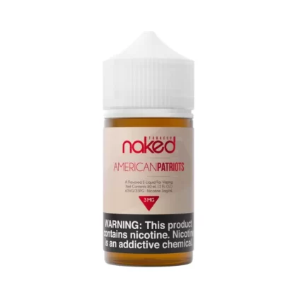 Naked 100 Tobacco American Patriots eJuice - Vape Product; Vape Product, Vape Product