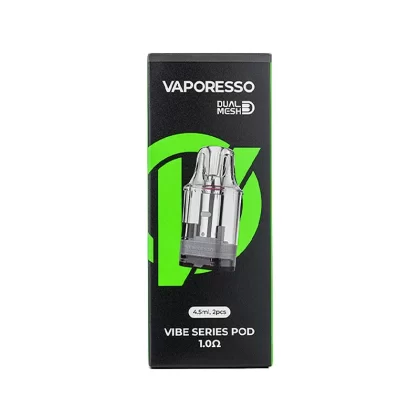 Vaporesso Vibe Series Replacement Pods - 0.8Ω Mesh Pod, 1.0Ω Mesh Pod