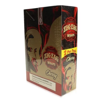 Zig Zag Cherry Rush Blunt Wraps - Product#Cherry Rush~Packaging#25 Packs of 2