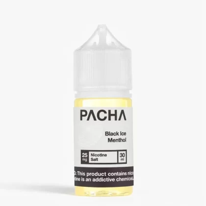 PACHA Salt Black Ice Menthol 30mL Cucumber Blackberry - Vape Product, Vape Product (F5221D)