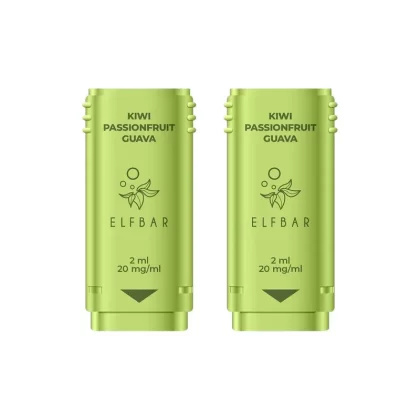 ELF Bar 1200 Kiwi Passion Fruit Guava Pods (2 Pack) - Strength#20mg