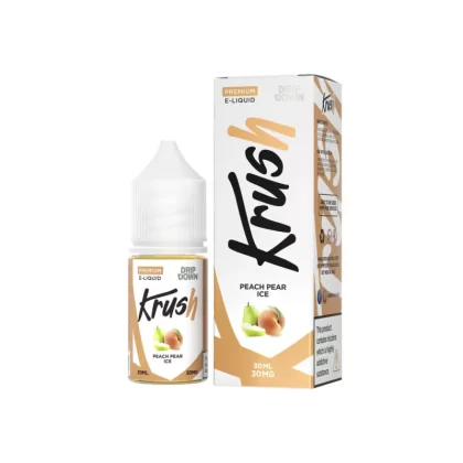 Drip Down Krush Series Salt – Peach Pear Ice 30ml (30, 50 mg) - Vape Product, Vape Product