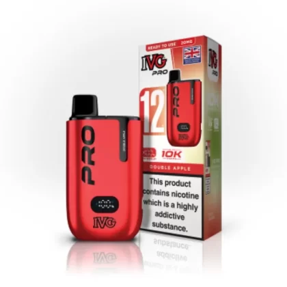 IVG Pro 12 Double Apple Vape Kit - Nicotine Strength#20mg