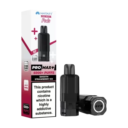 Smooth Strawberry Ice Hayati Pro Max+ Refill Pack - Vapeshop Co