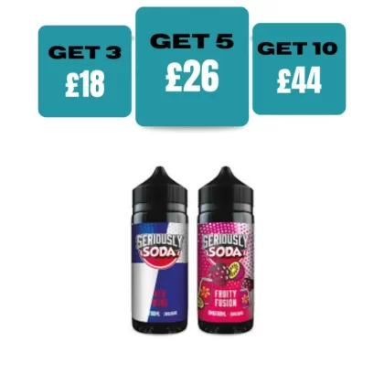 Seriously Soda Shortfill 100ml E-Liquid - Tropical Twist