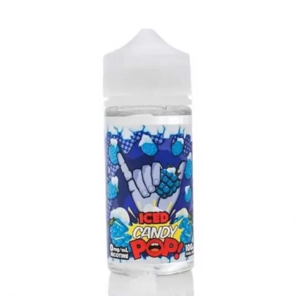 POP! VAPORS BLUE RASPBERRY ICED 100ML - Vapebar Pk