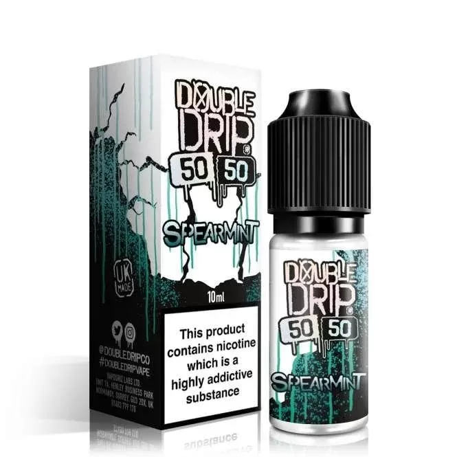 Double Drip Spearmint E Liquid – 50/50 Series (10ml)