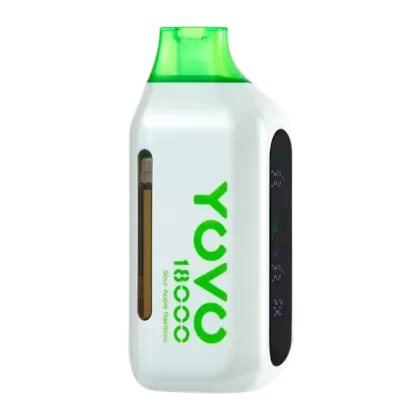 Sour Apple Rainbow YOVO Ultra 18000 - Consumer; Vape Product; 5 Pack, Single