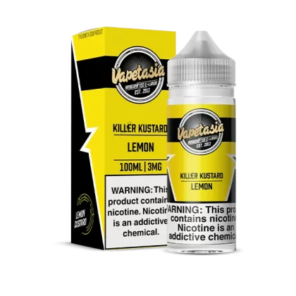 Vapetasia Killer Kustard Lemon Vape e-Liquid 100mL - Beyondvape