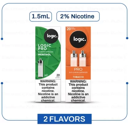 Buy Logic Pro Tobacco E-Liquid Capsules Online | Electronicpuff