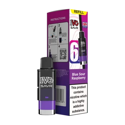 Blue Sour Raspberry IVG SAVR Refill Pack - Vapeshop Co