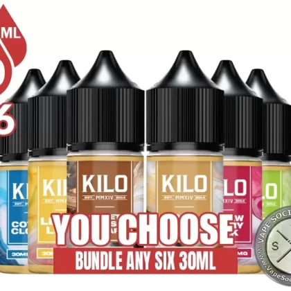 Kilo Salts Bundle 6x30ml (180ml)