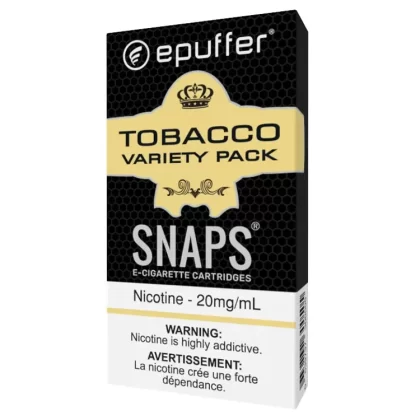 SNAPS E-CIG TOBACCO VARIETY CARTS