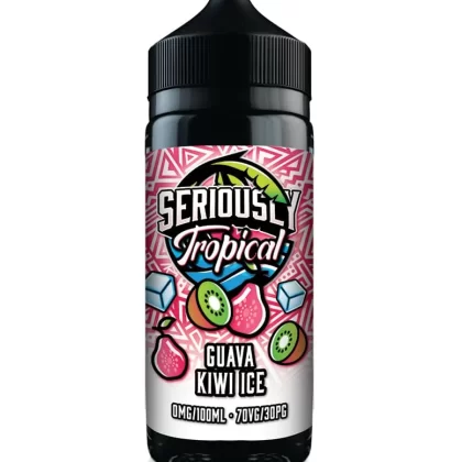 Guava Kiwi Ice (Tropical) Seriously E Liquid 100ml – 70VG - Vapestorm Co
