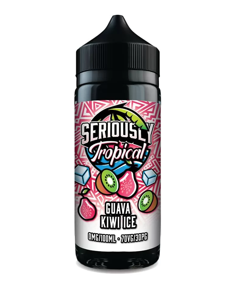 Guava Kiwi Ice (Tropical) Seriously E Liquid 100ml – 70VG - Vapestorm Co