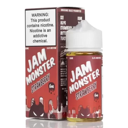 Strawberry – Jam Monster – 100mL - Ecigpremium