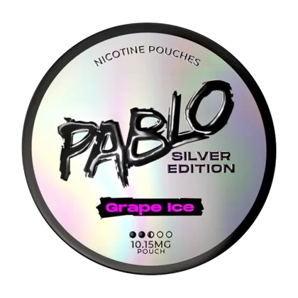 Grape Ice Pablo Silver Edition Nicotine Pouches - 10mg - Vape Product