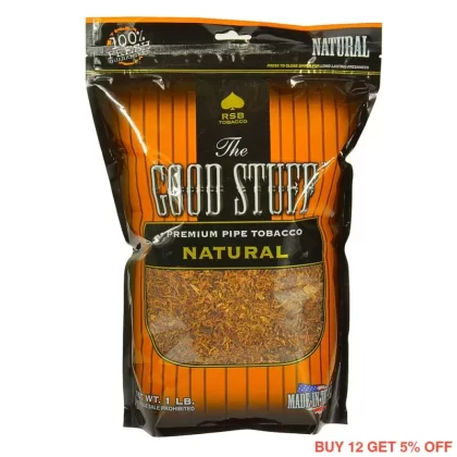 Good Stuff Natural Pipe Tobacco 16 oz. Bag