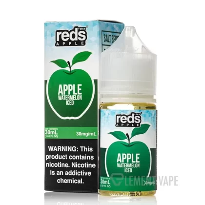 ICED WATERMELON – Red’s Apple E-Juice – 7 Daze SALT – 30mL