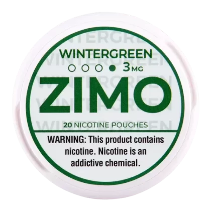 Wintergreen ZIMO Pouches - Customer Group#Consumer~Nicotine#3mg>6mg>8mg~Size#Single>5 Pack